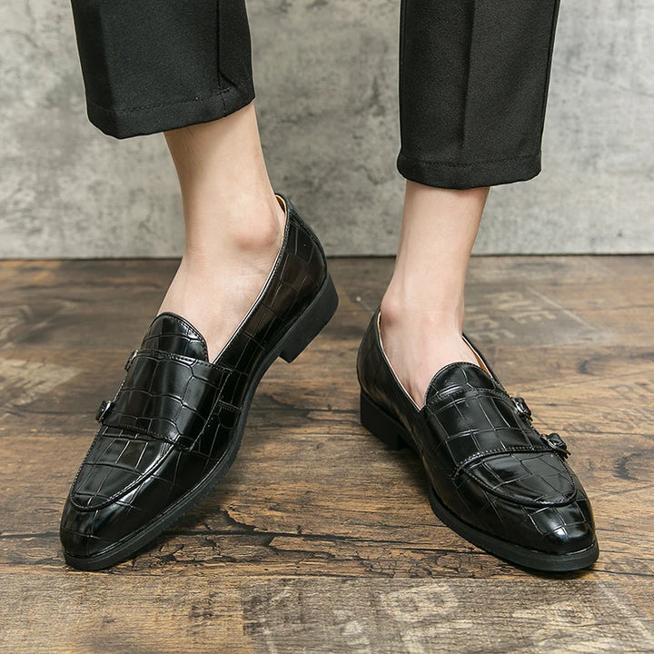 Oliver Crown Leather Loafers