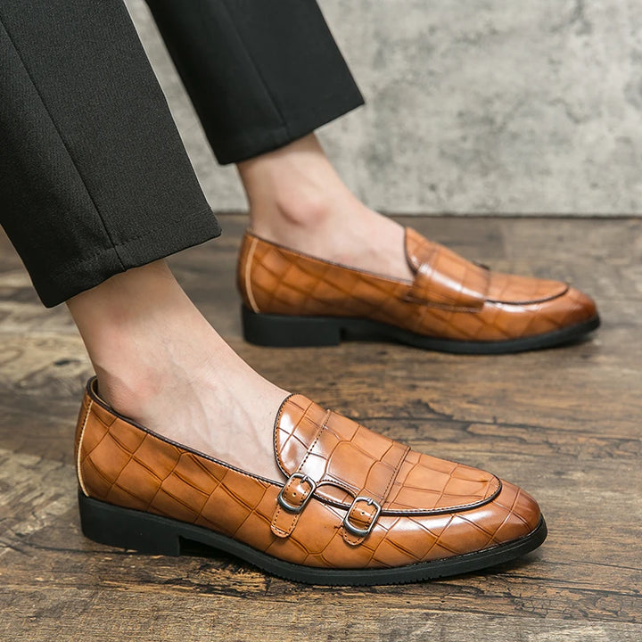 Oliver Crown Leather Loafers