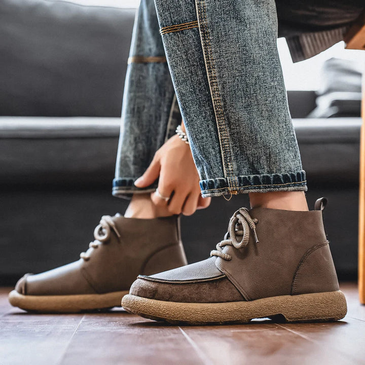 Frontier Leather Boots