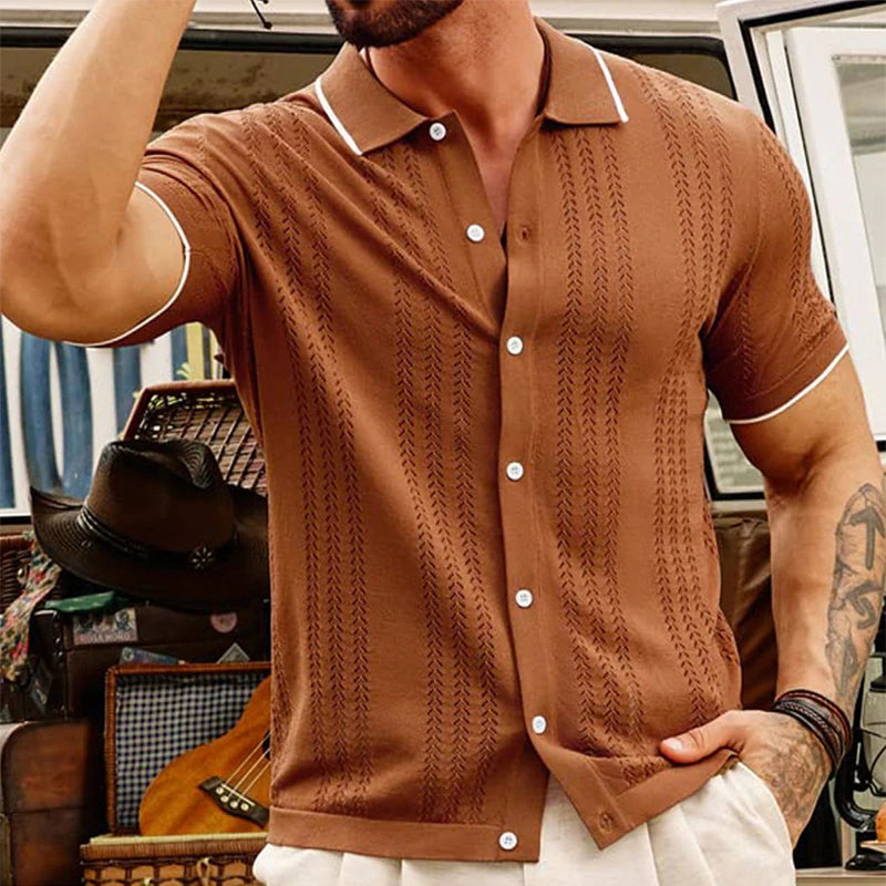 Jacquard Knit Shirt – Terra House