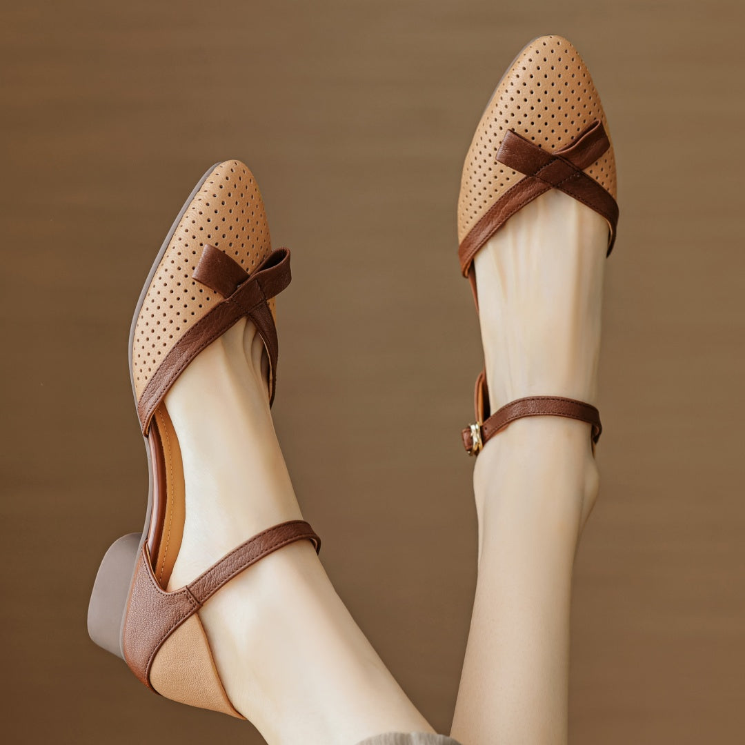 Aurelia Genuine Leather Heels
