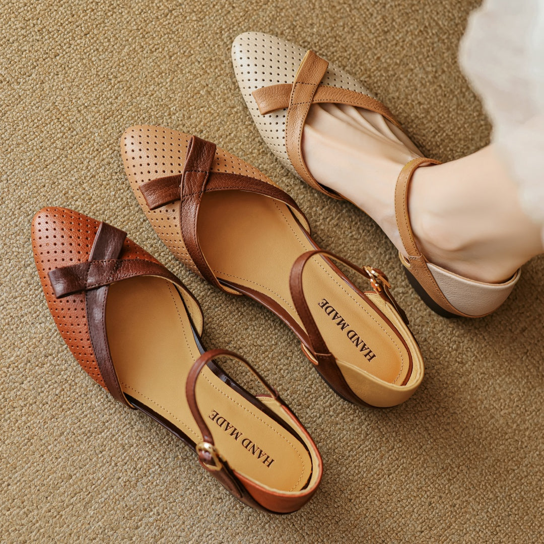 Aurelia Genuine Leather Heels
