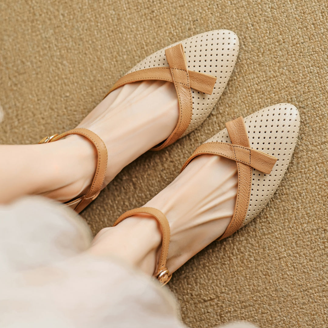 Aurelia Genuine Leather Heels
