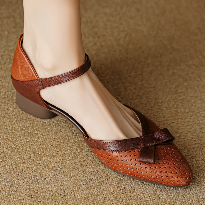 Aurelia Genuine Leather Heels