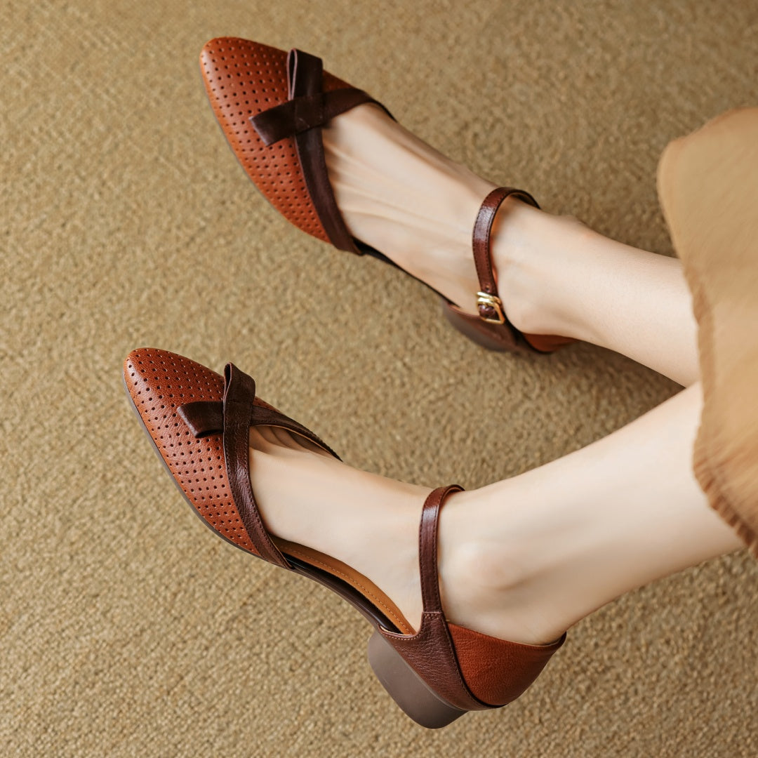 Aurelia Genuine Leather Heels