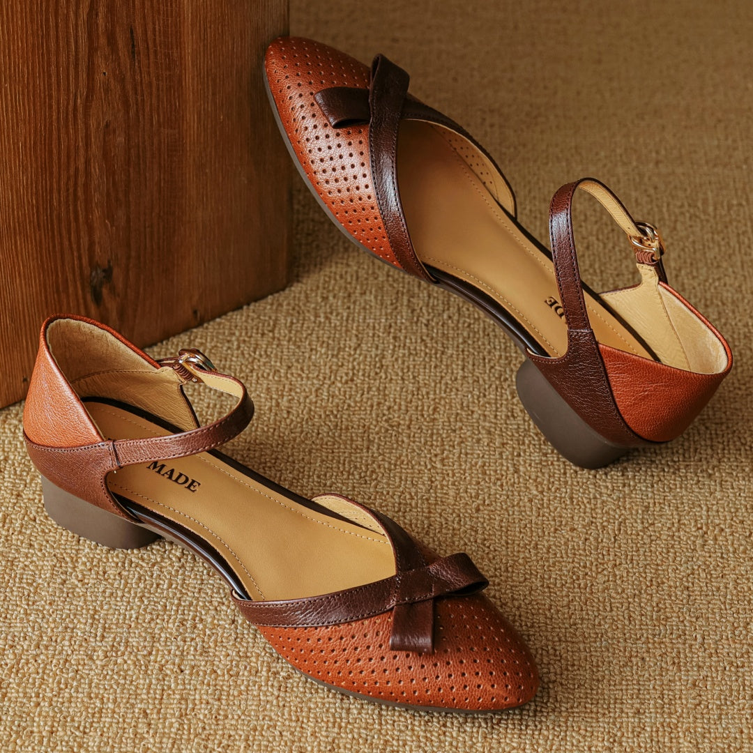 Aurelia Genuine Leather Heels