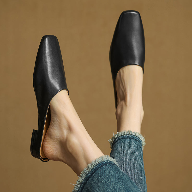 Ariana Leather Mules