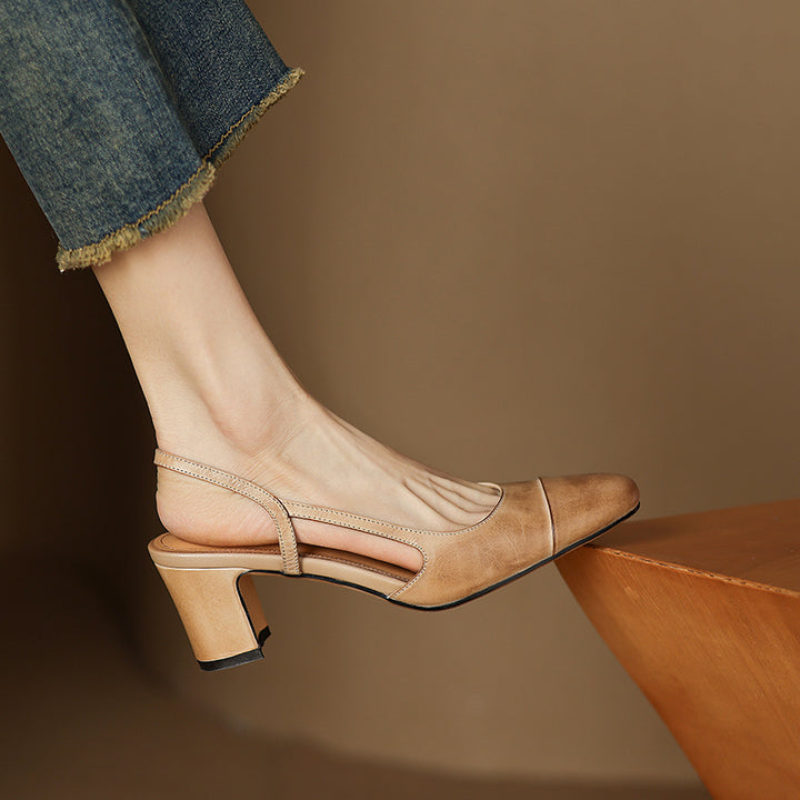 Viviana Leather Heels