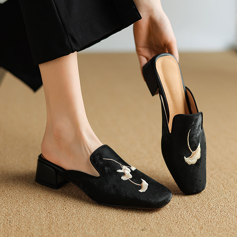 Florina Velvet Mules