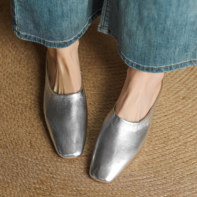 Ariana Leather Mules
