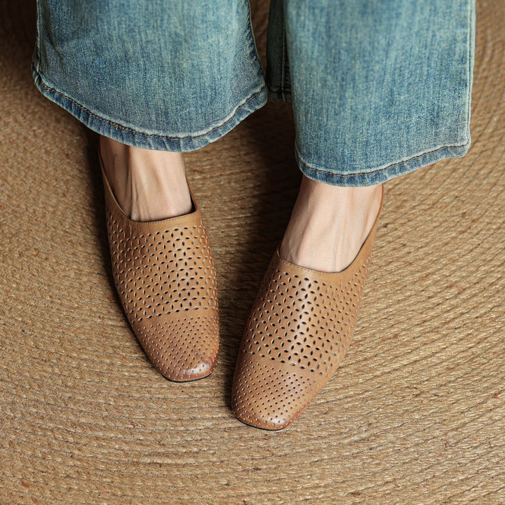 Maris Leather Mules