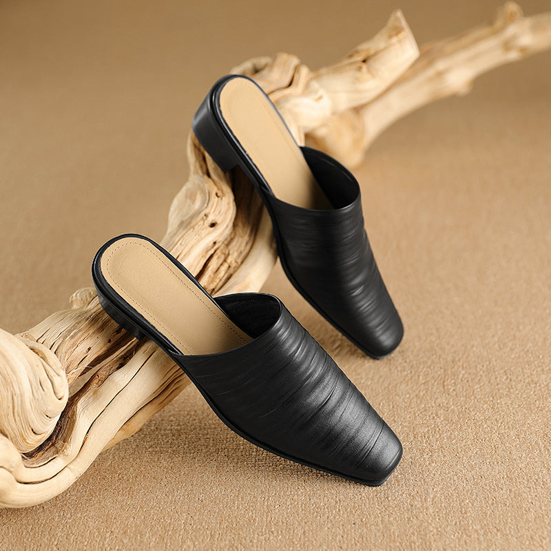 Sorrento Genuine Leather Mules