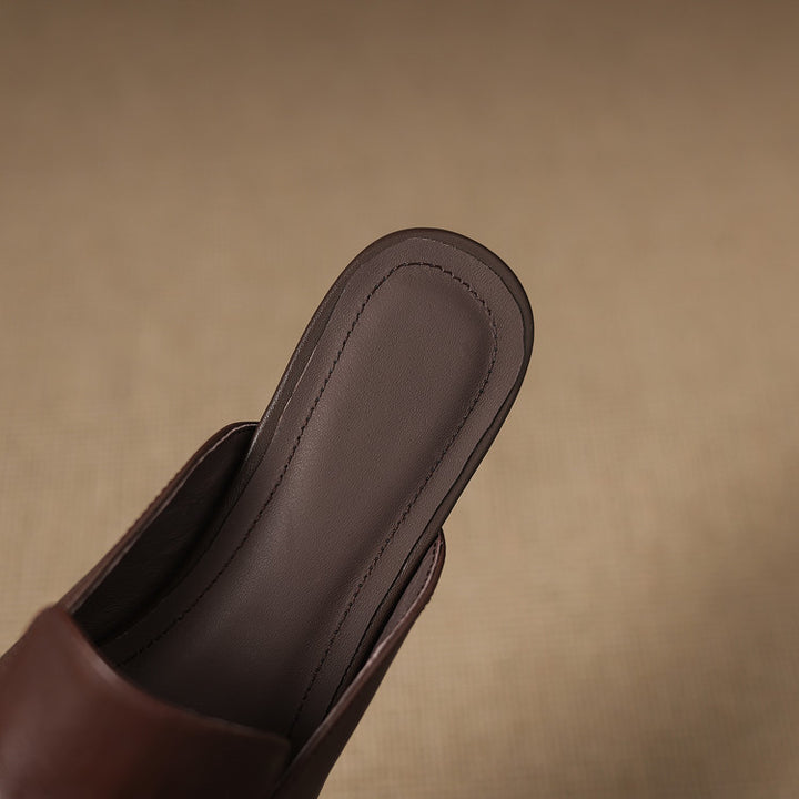 Freya Genuine Leather Mules