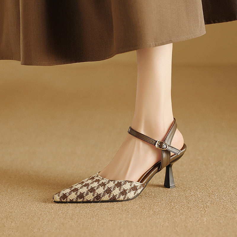 Milas Leather Heels