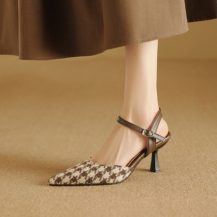 Milas Leather Heels