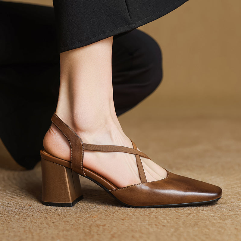 Blaire Leather Heels