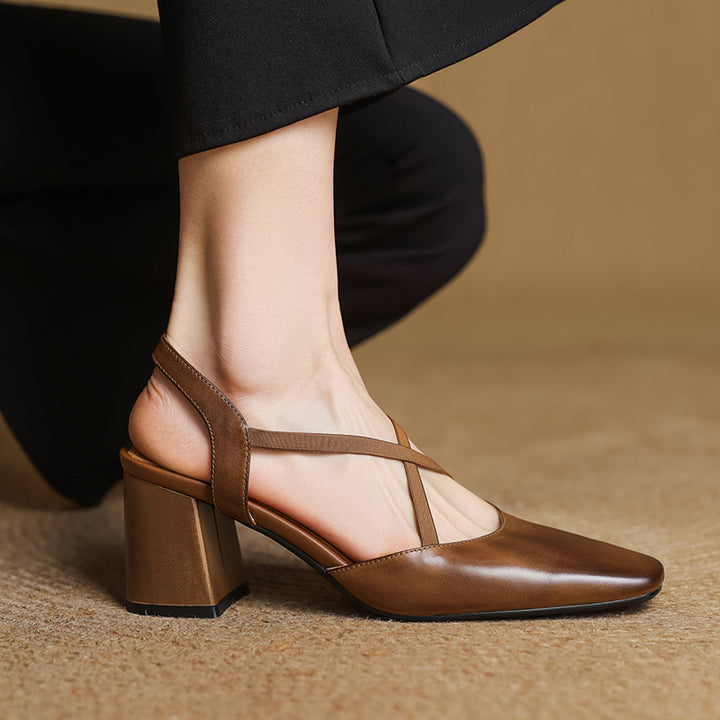 Blaire Leather Heels