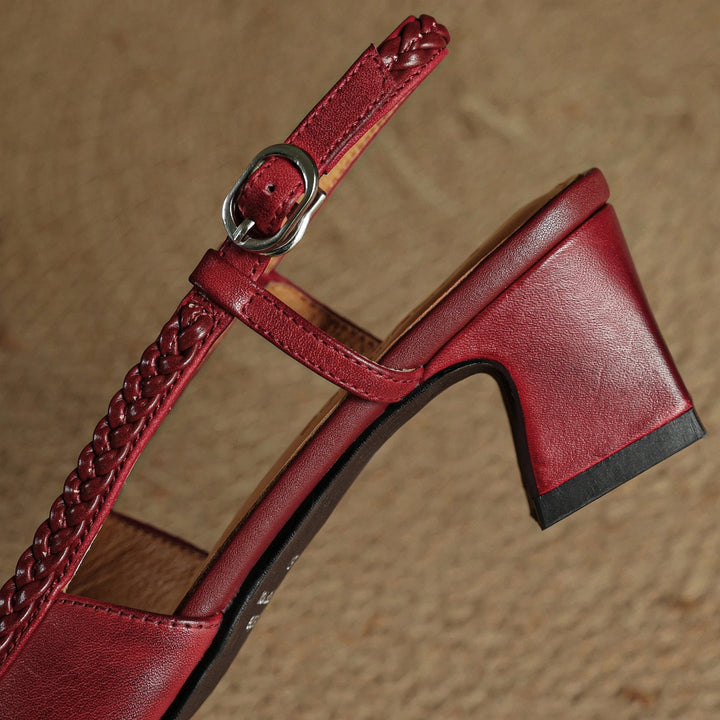 Soravina Leather Heels