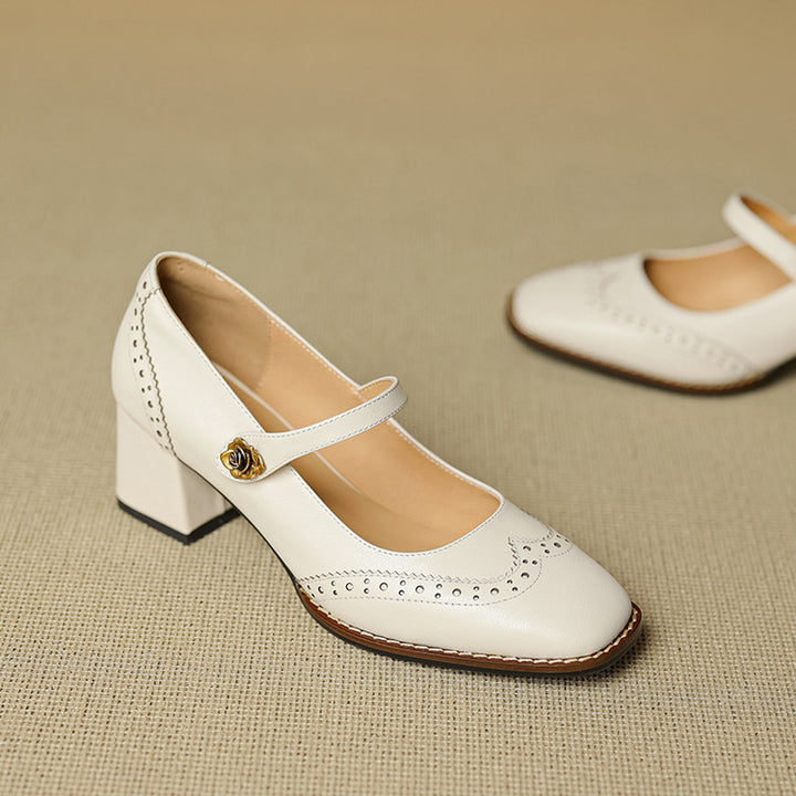 Messina Leather Heels