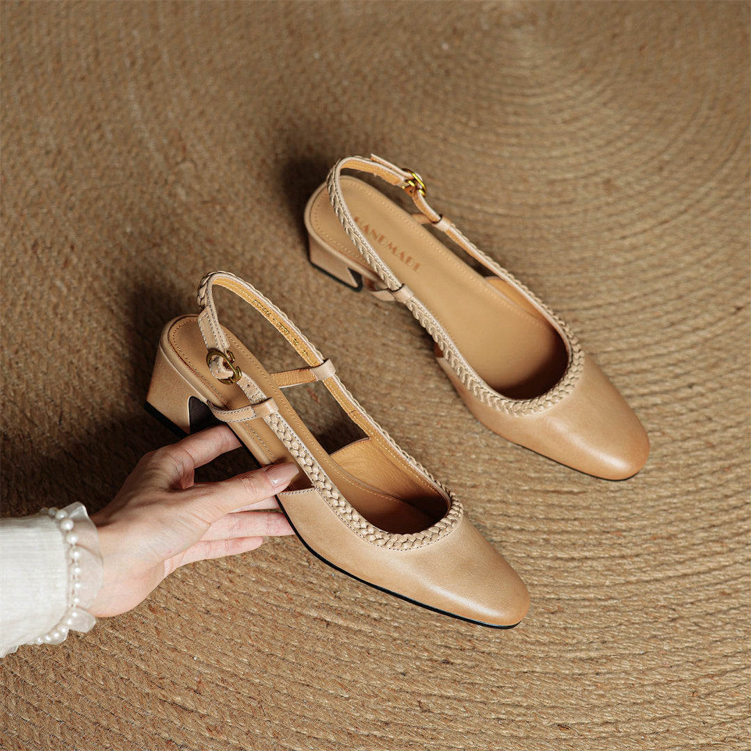 Soravina Leather Heels