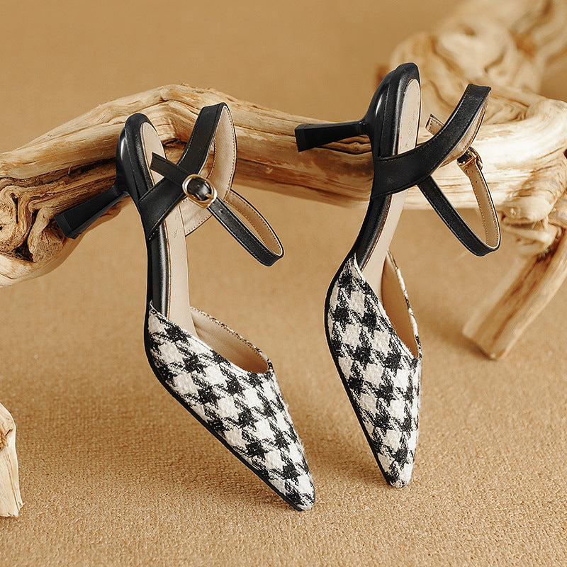 Milas Leather Heels