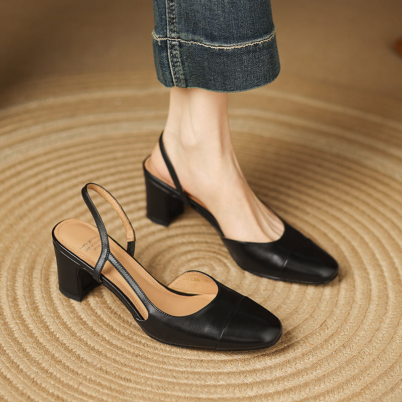 Viviana Leather Heels