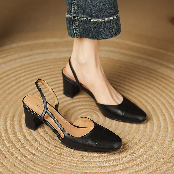 Viviana Leather Heels