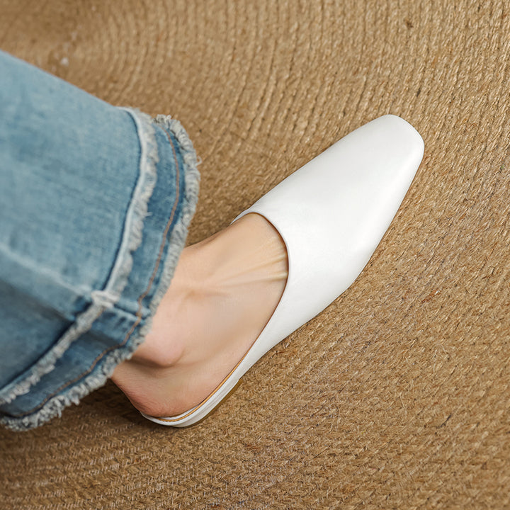 Ariana Leather Mules