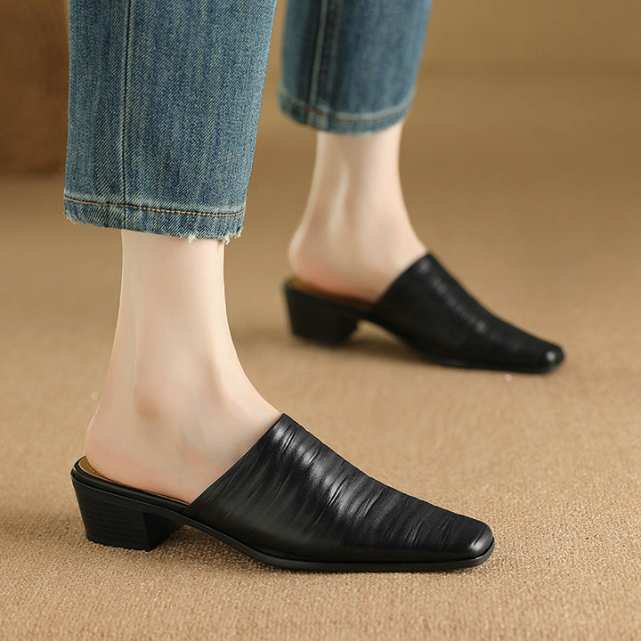 Sorrento Genuine Leather Mules