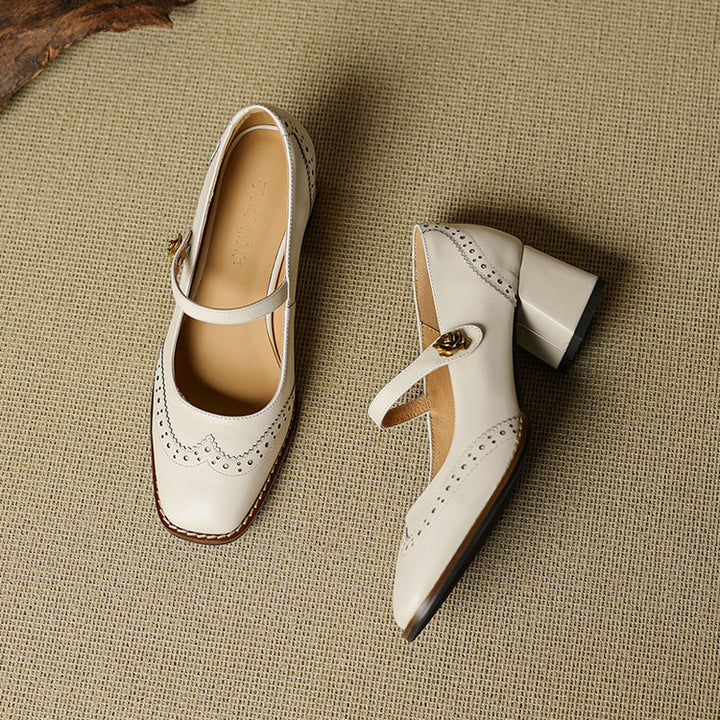 Messina Leather Heels