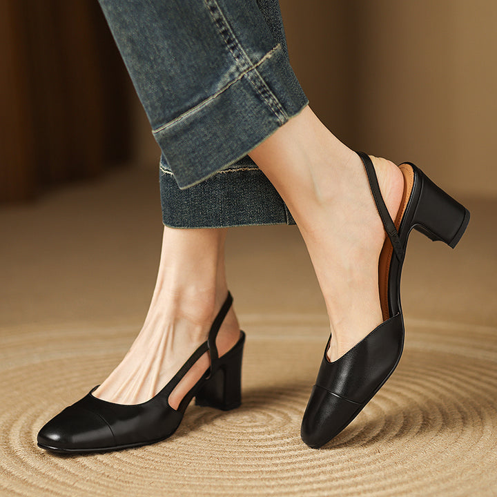 Viviana Leather Heels