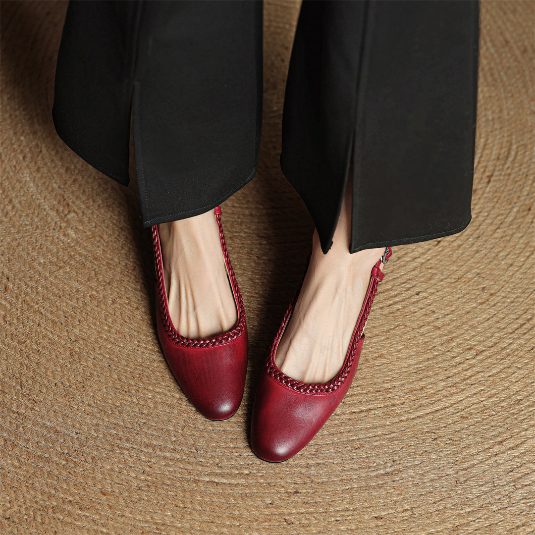 Soravina Leather Heels