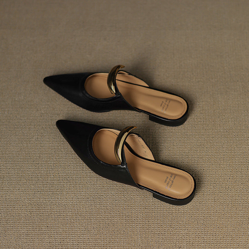 Vieste Genuine Leather Mules