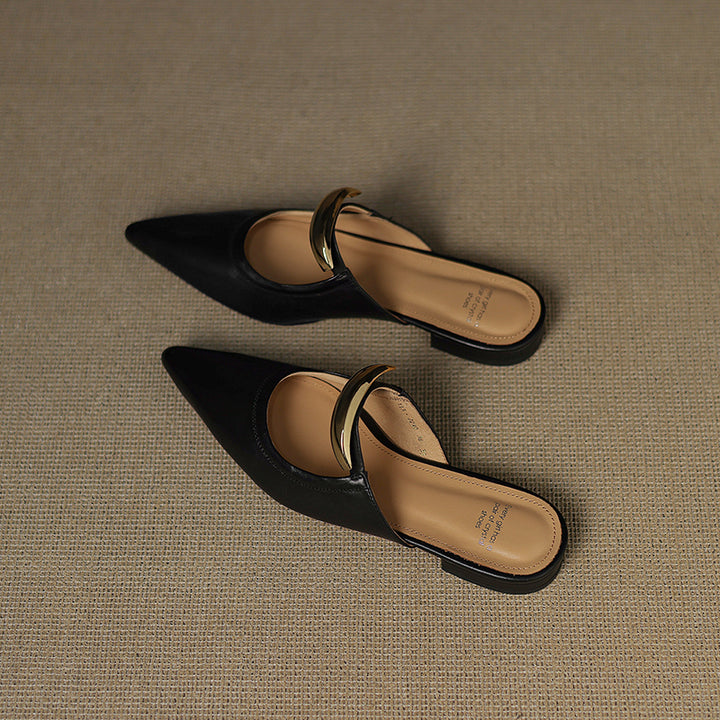 Vieste Genuine Leather Mules