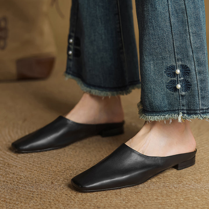 Ariana Leather Mules