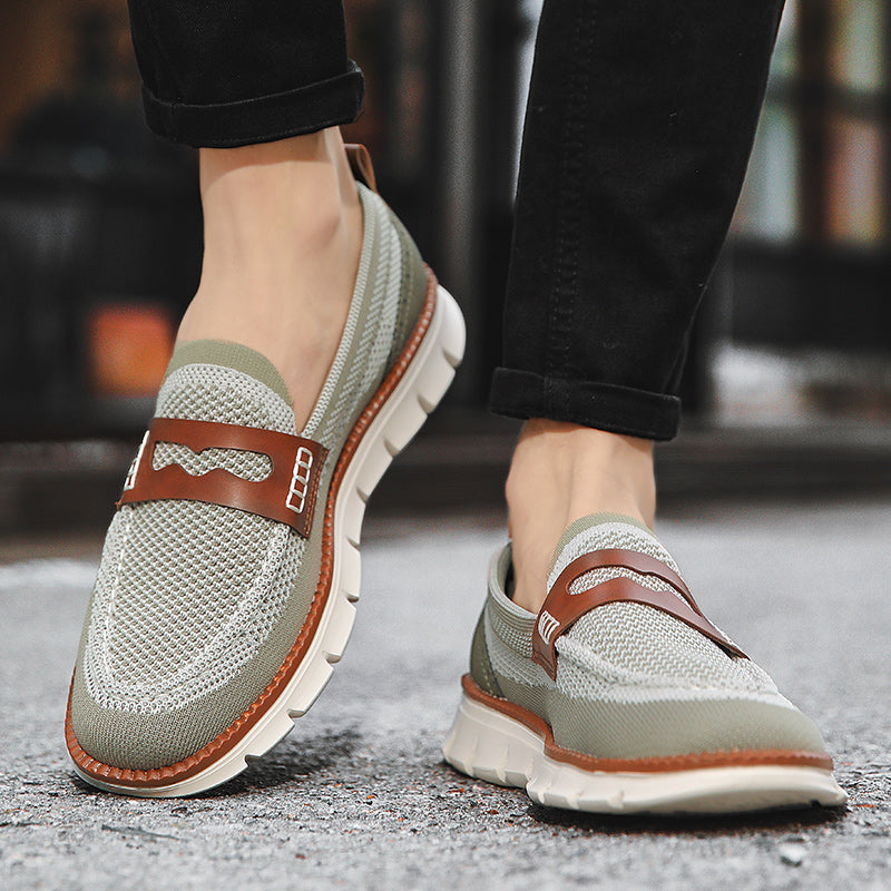 Oxford Mesh Loafers