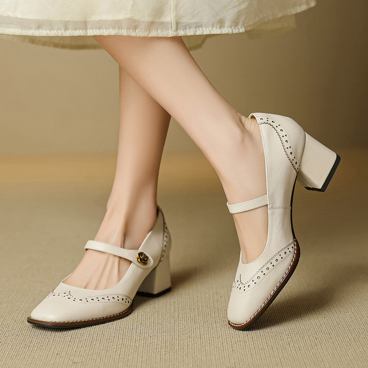 Messina Leather Heels