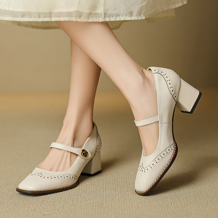 Messina Leather Heels