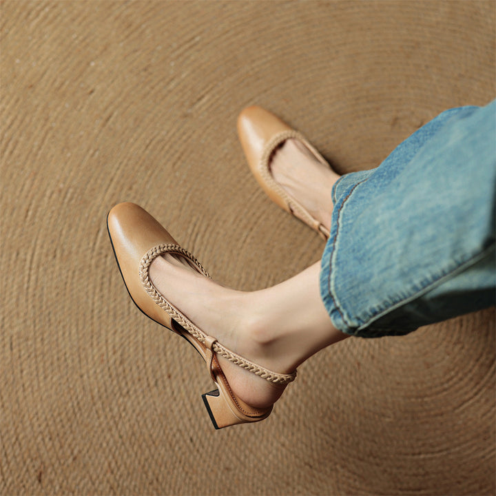 Soravina Leather Heels