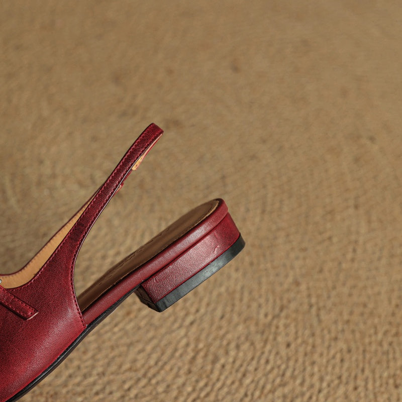 Hilton Leather Flats