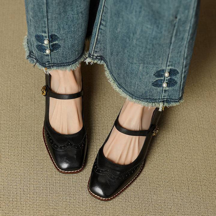 Messina Leather Heels