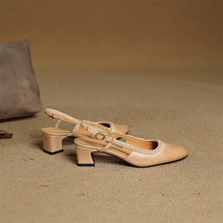 Soravina Leather Heels
