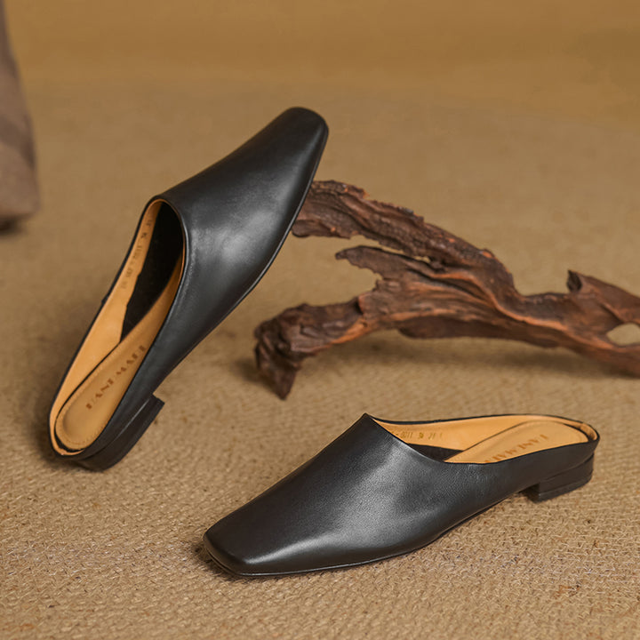 Ariana Leather Mules