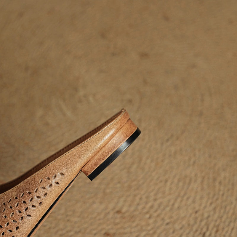 Maris Leather Mules