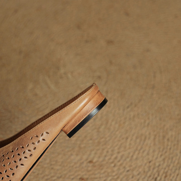 Maris Leather Mules