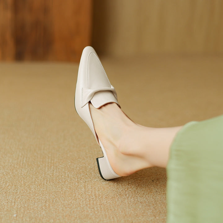 Victoria Leather Mules