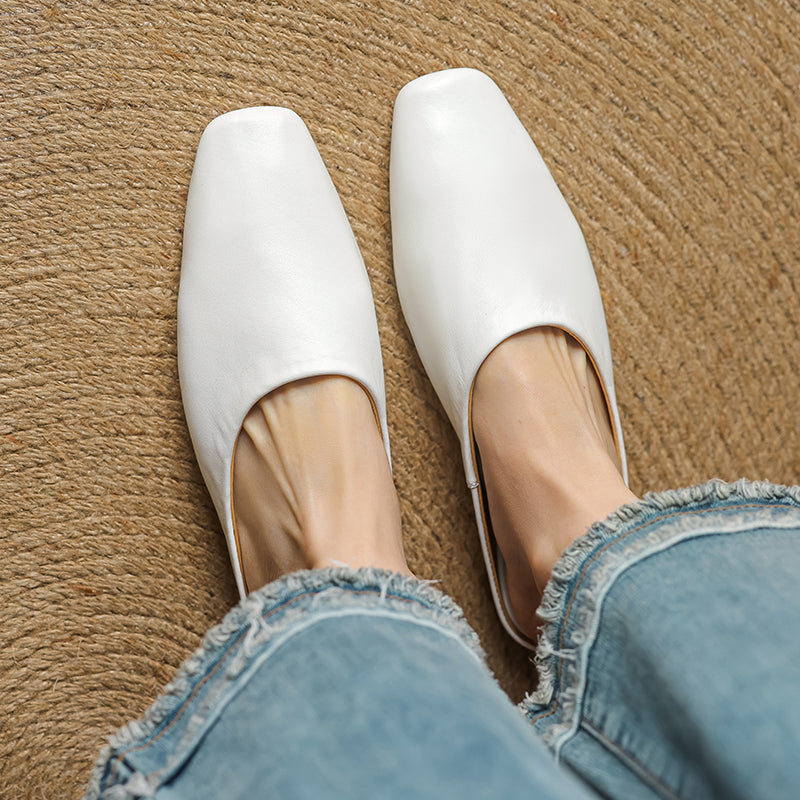 Ariana Leather Mules