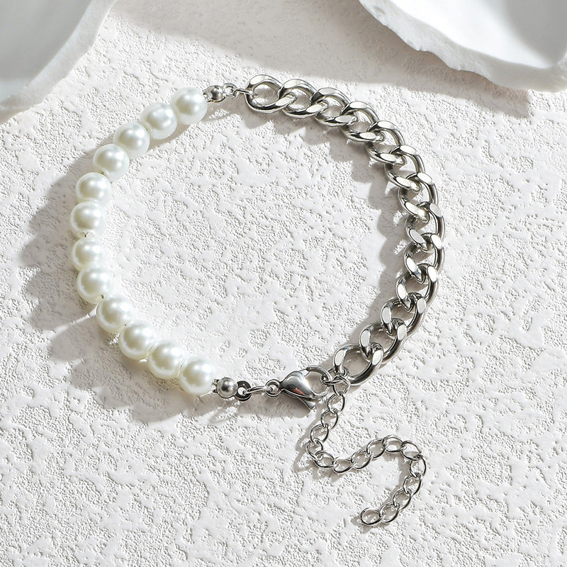 Cuban Pearl Bracelet