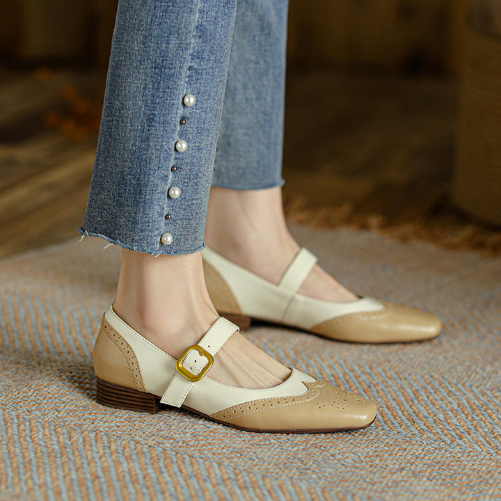 Emilia Leather Flats