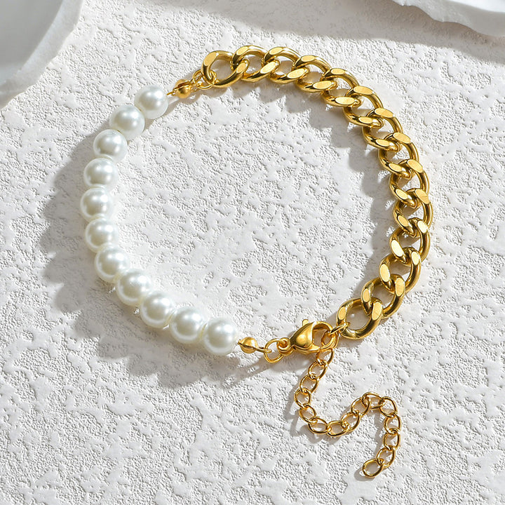 Cuban Pearl Bracelet